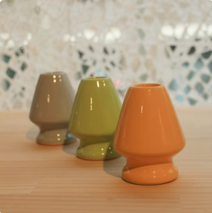 Tea Whisk Stand | 茶筅立て Chasen Stand【Simply Native Original】Gray